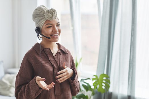 consultant creating engaging content